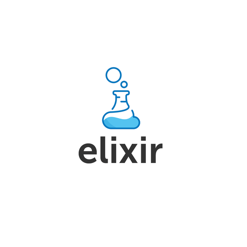 Elixir Logo - Elixir logo for cloud services. Logo design contest