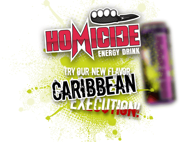 Homicide Logo - Homicide | Energy Drink