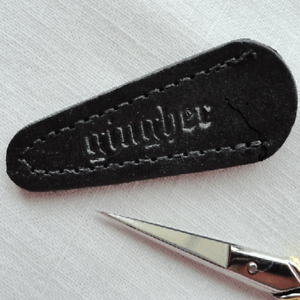 Gingher Logo - Details about Genuine Leather Gingher Scissor Sheath - Size Choice