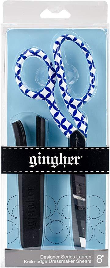 Gingher Logo - Amazon.com: Gingher RH Shears Lauren Designer Dressmaker 8