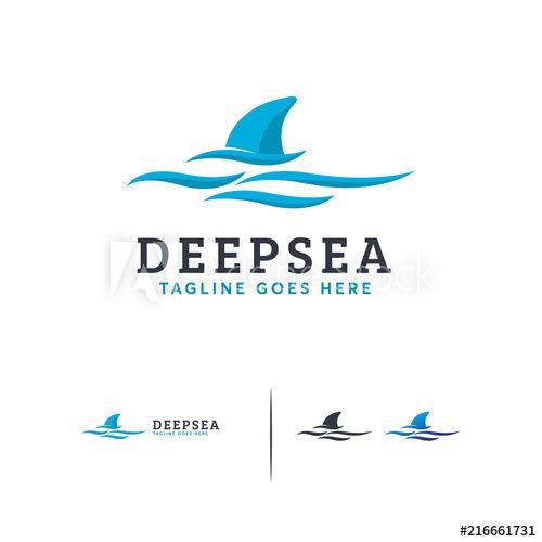 Sea Logo - Ocean Logo designs vector, deep sea logo with wave template designs ...