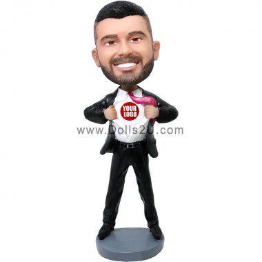 Bobblehead Logo - businessman bobblehead - your logo on the chest Businessman ...