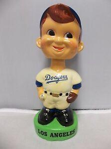 Bobblehead Logo - Details about Customed by Twins Los Angeles Dodgers Old School Logo  Bobblehead with Box