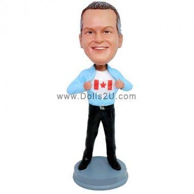 Bobblehead Logo - bobblehead boss gift- your logo on the chest Bobblehead - $69.90 ...