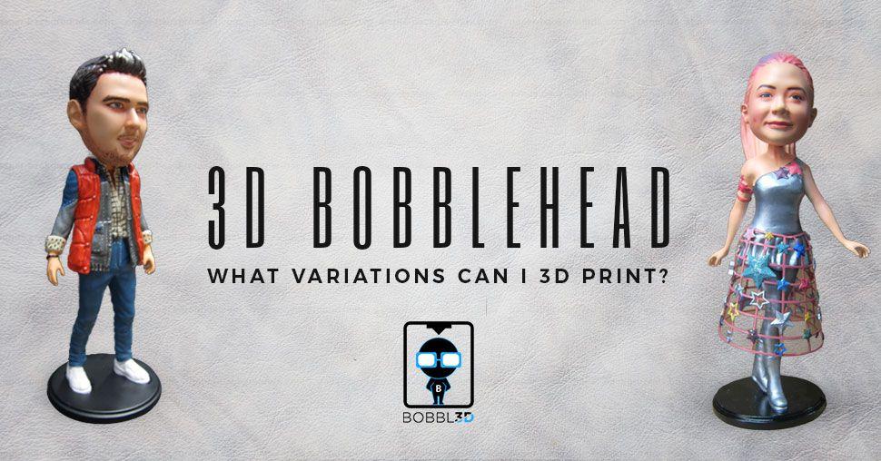 Bobblehead Logo - 3D Bobblehead: What Variations Can I 3D Print? - Bobbl3D