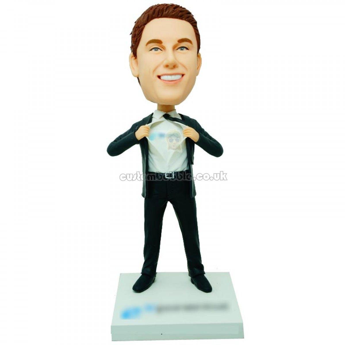 Bobblehead Logo - tearing shirt to show the logo bobblehead - Career & Colleague - All ...