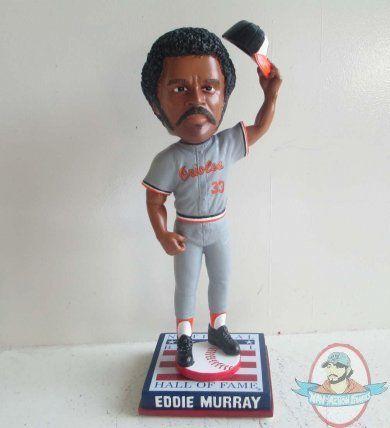 Bobblehead Logo - MLB Eddie Murray Baltimore Orioles Cooperstown Bobblehead HOF Logo ...