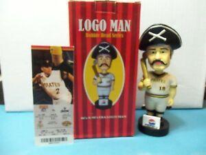 Bobblehead Logo - Details about Pittsburgh Pirates Logo man 80's-90's era Bobblehead PNC Park  SGA + game ticket