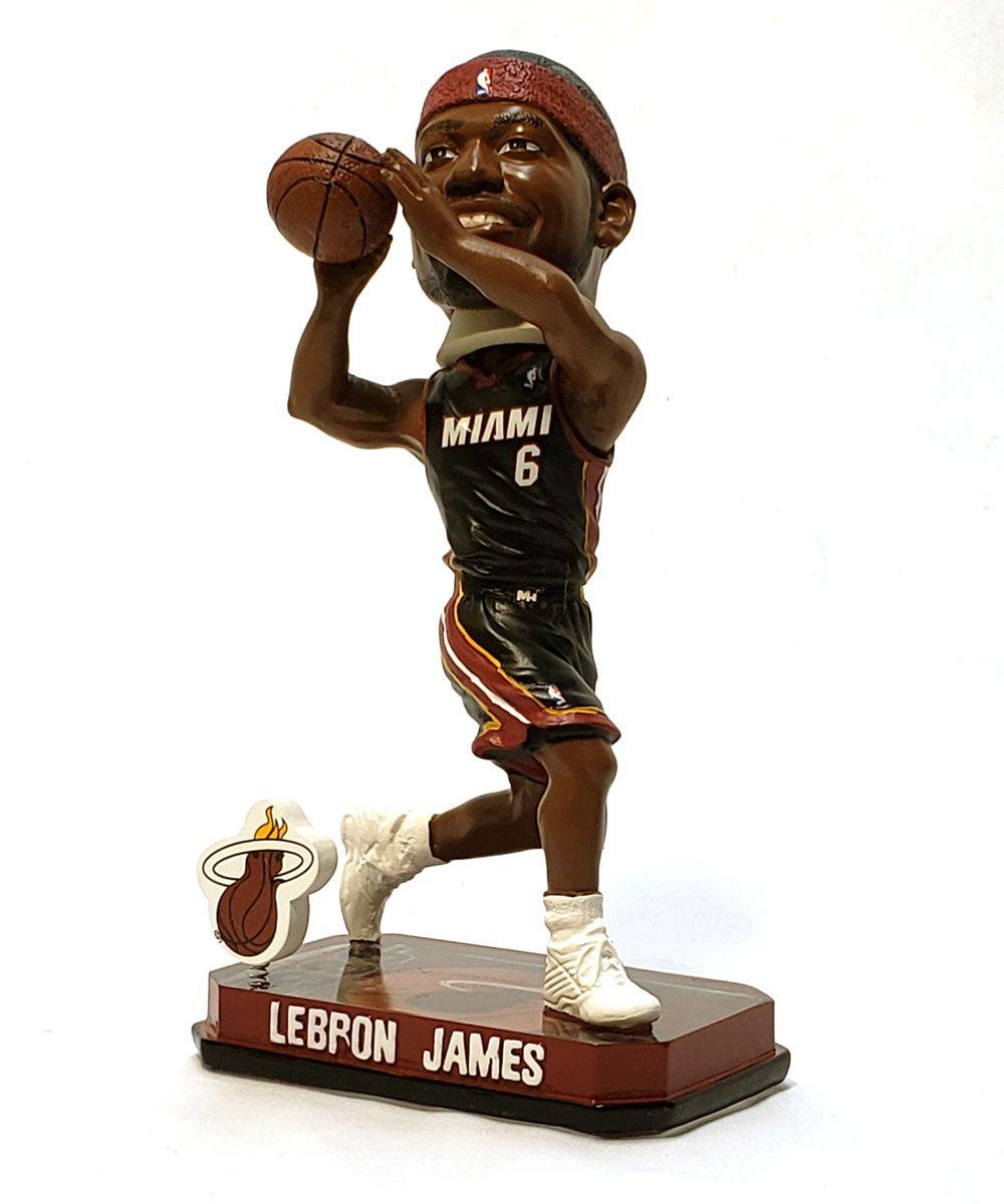 Bobblehead Logo - Miami Heat LeBron James Springy Logo Bobblehead