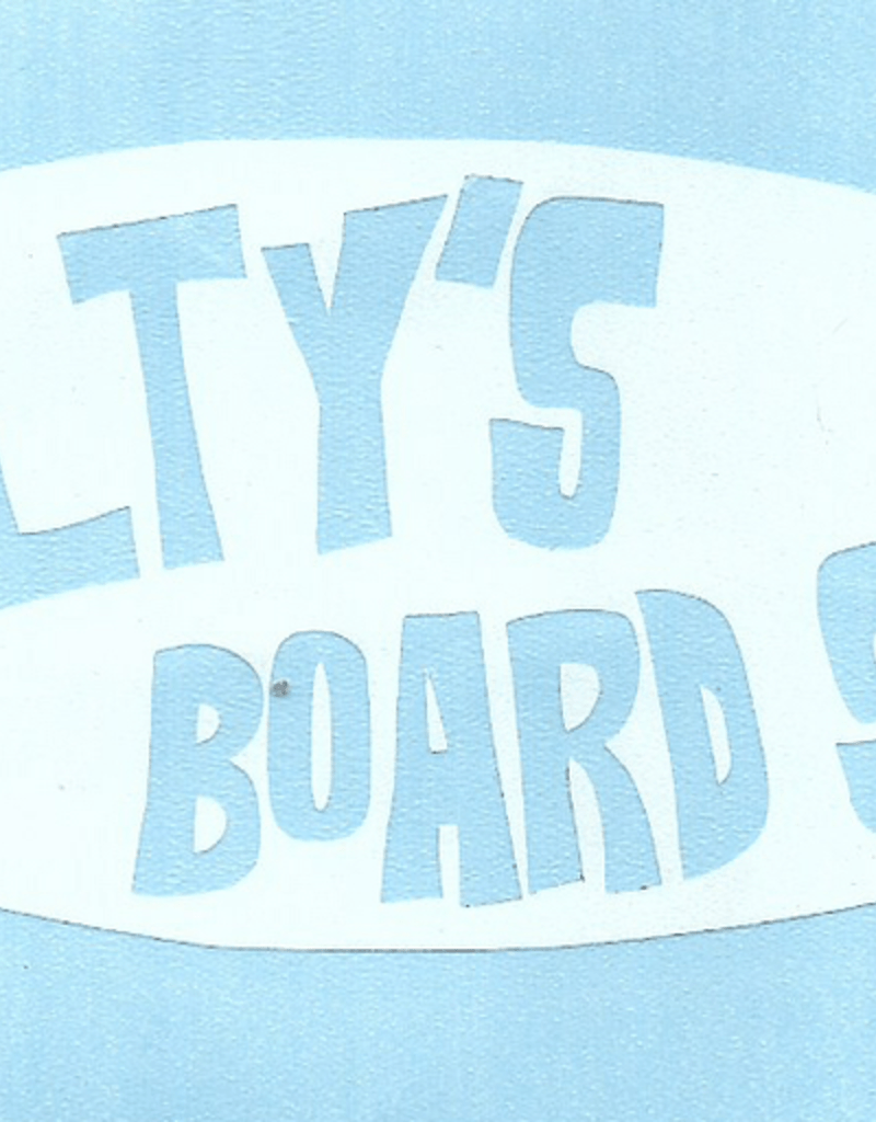 Salty's Logo - SALTY'S LOGO STICKERS SALTY'S SURFBOARD LOGO STICKER- 5 INCHES