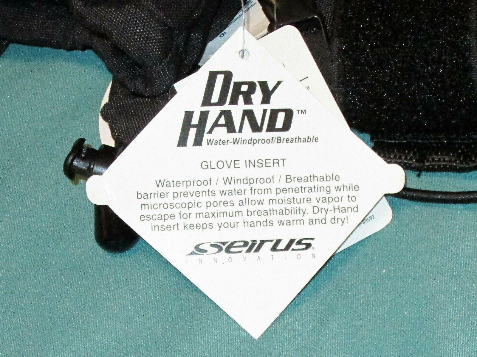 Seirus Logo - Seirus Skeleton Glove Black Small