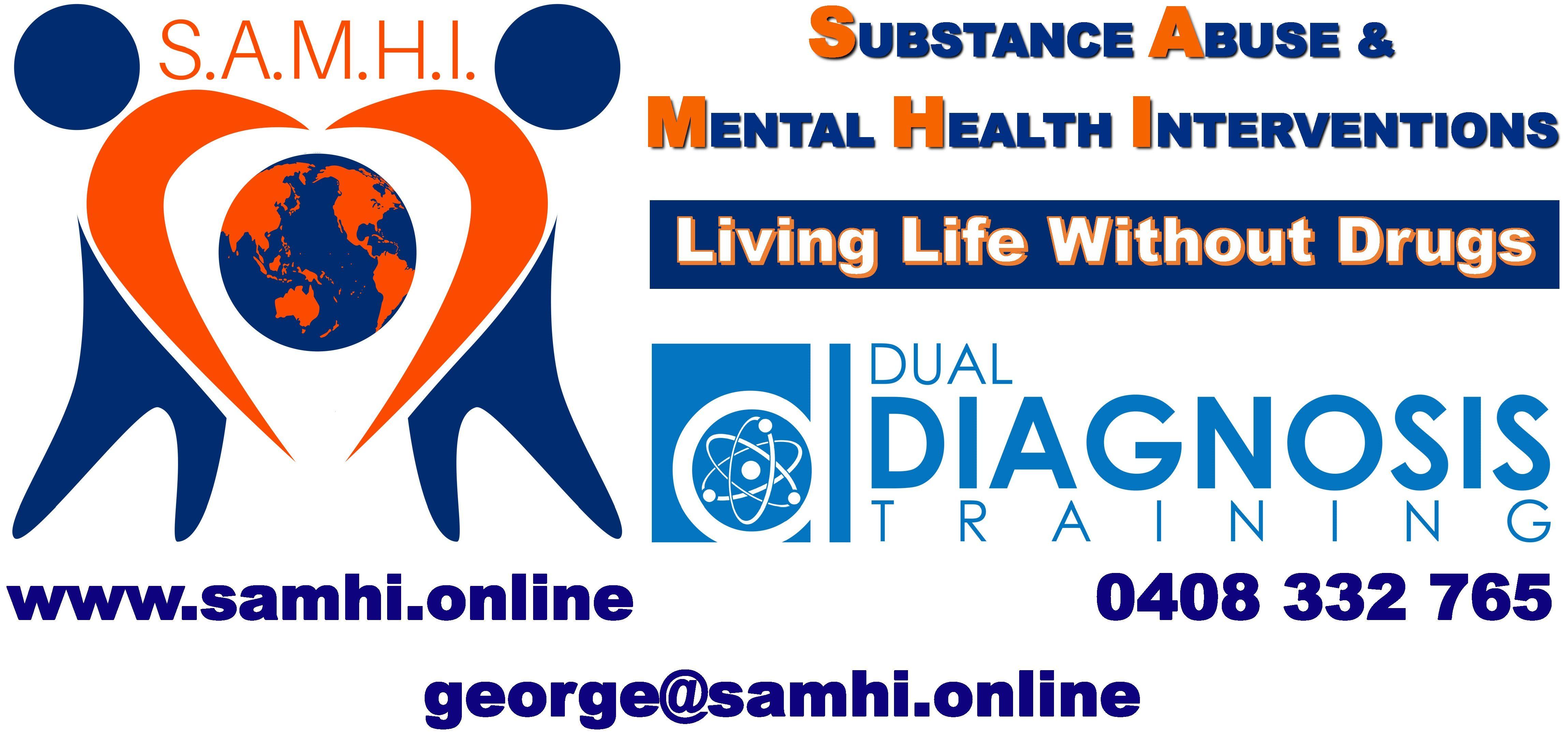 Abuse Logo - S.A.M.H.I. ONLINE | Substance Abuse & Mental Health Interventions