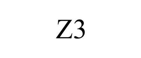 Z3 Logo - Z3 Trademark of Milford Holding Company Serial Number: 86149179 ...