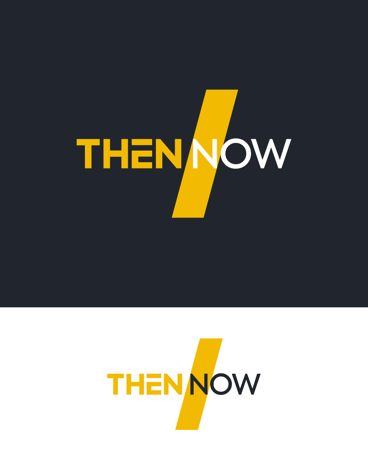 Then Logo - Bold, Modern, Digital Logo Design for THEN/NOW by Hope Division ...