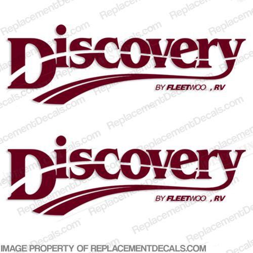 Fleetwood Logo - Fleetwood Discovery Logo RV Decals (Set of 2) Color!