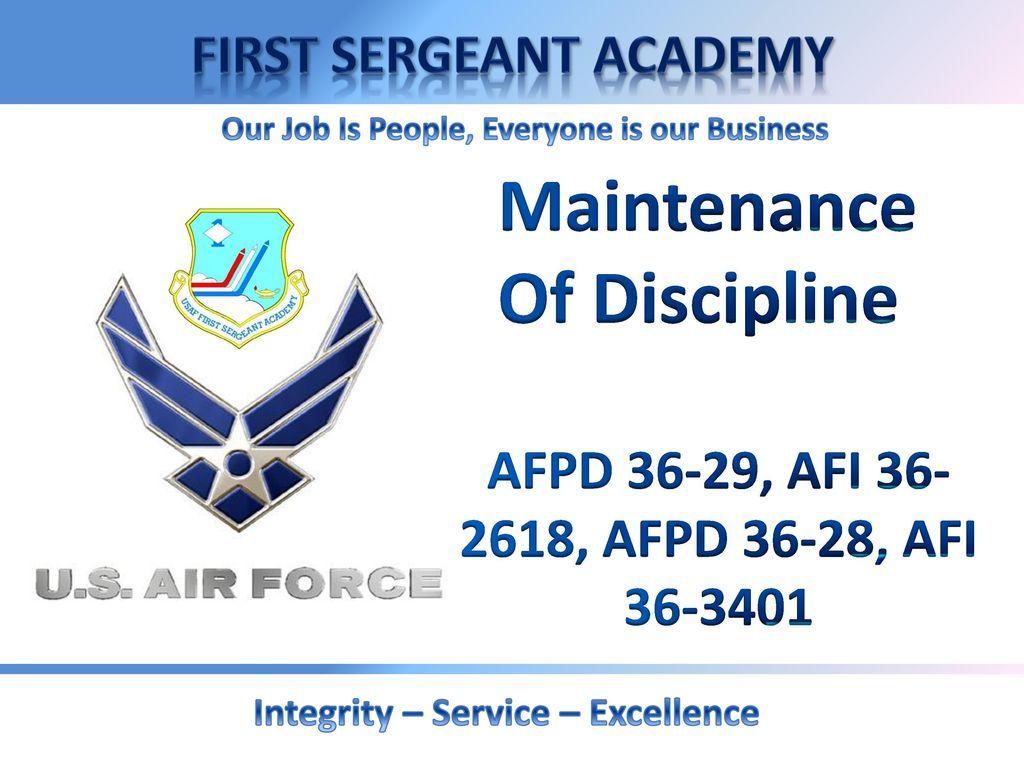 AFPD Logo - Maintenance Of Discipline - ppt download
