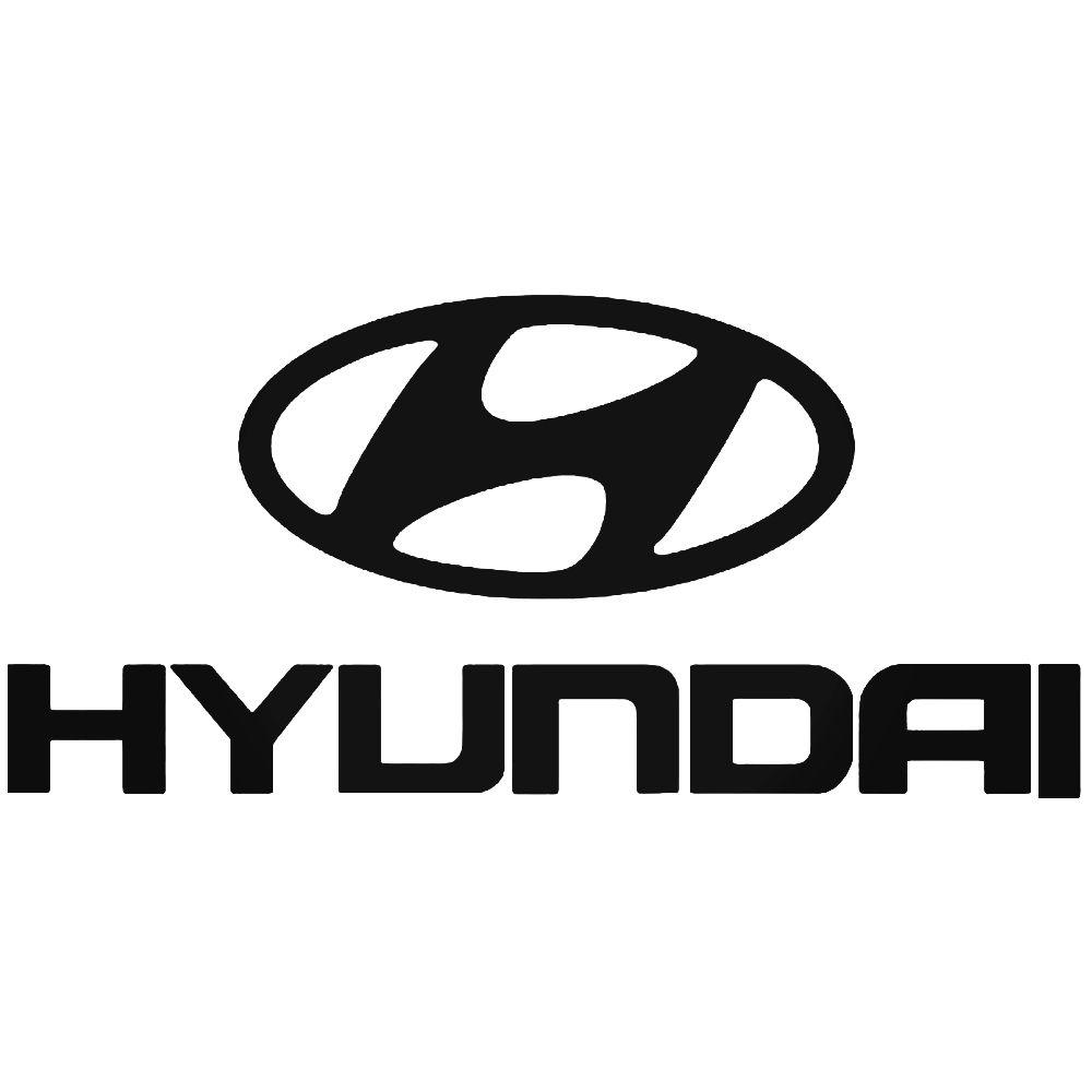 Huyndai Logo - Hyundai Logo 2 Vinyl Decal Sticker