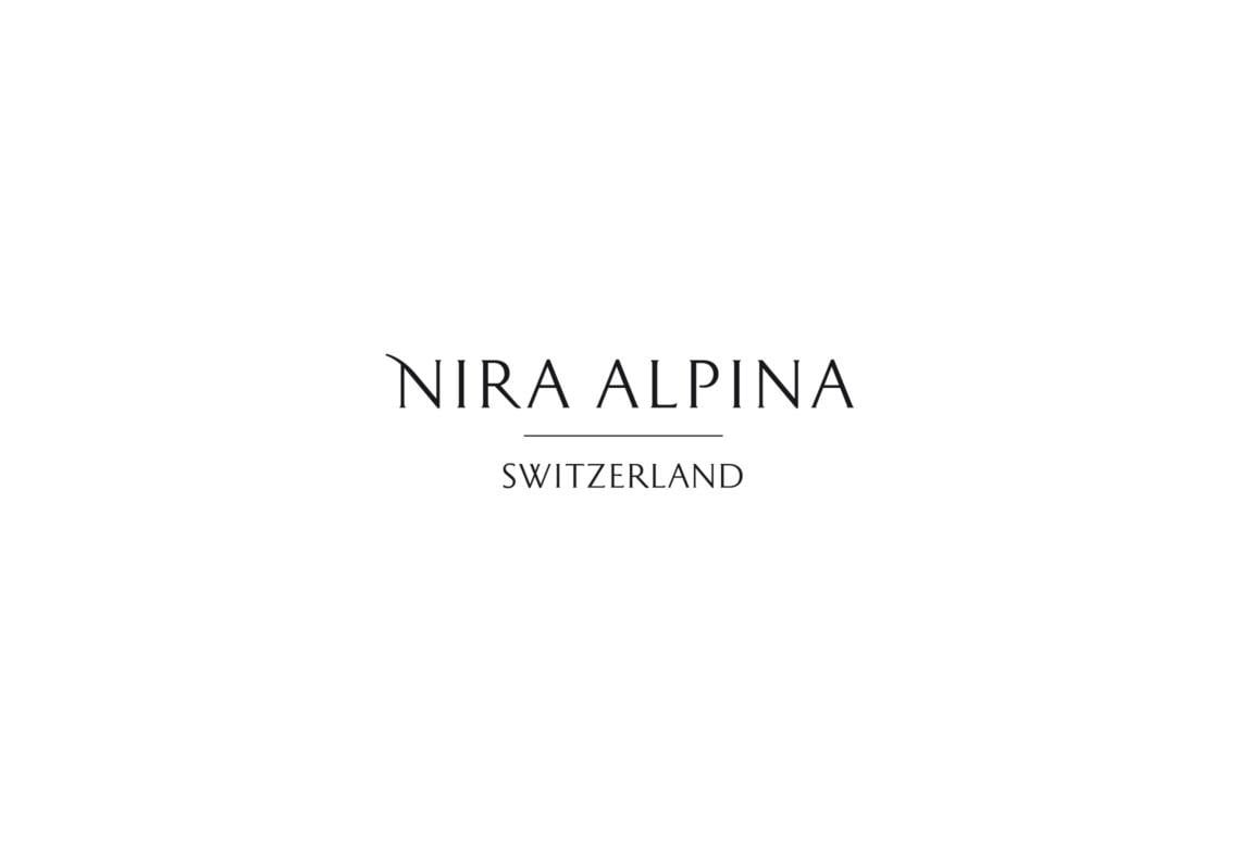 Nira Logo - INARIA. Luxury brand design consultants. Nira Alpina brand identity