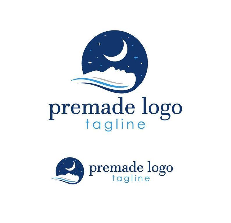 Sleep Logo - Sleep Logo, Premade Logo, Moon Logo, Woman Logo, Dream Logo, Custom Logo  Design, Logo Designer
