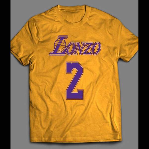 Lonzo Logo - LONZO BALL LOS ANGELES LOGO MASH UP T SHIRT