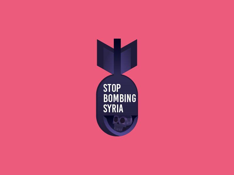 Syria Logo - Stop Bombing Syria! by Andres Gonzalez on Dribbble