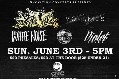 Uabb Logo - Upon A Burning Body & Volumes – Tickets – Civic Music Hall – Toledo ...