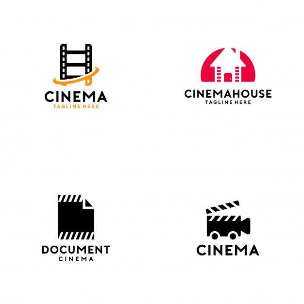 Cine Logo - Cinema logo collection Vector | Premium Download