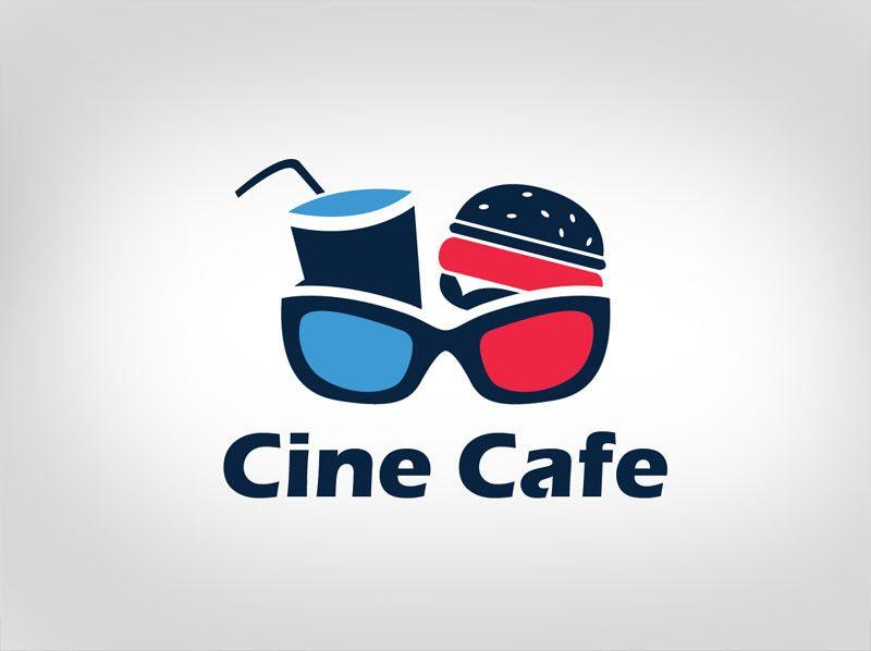Cine Logo - Entry #60 by PIVNEVA for Diseñar un logotipo for Cine Cafe | Freelancer