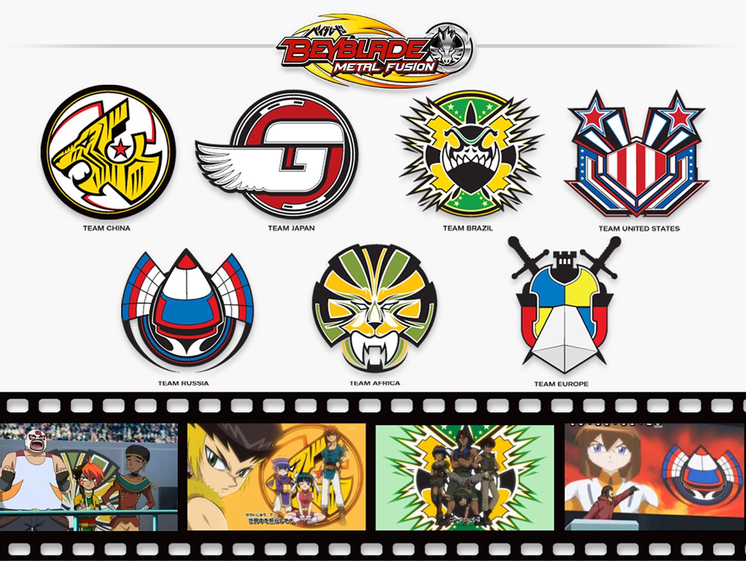 Beyblade Logo - Team Logos | Beyblade Metal Fusion - Michael Cisco