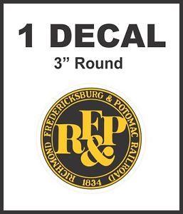 Rf&P Logo - Details about RF&P Richmond Fredericksburg & Potomac Railroad Rail Road  Decal Lionel Train