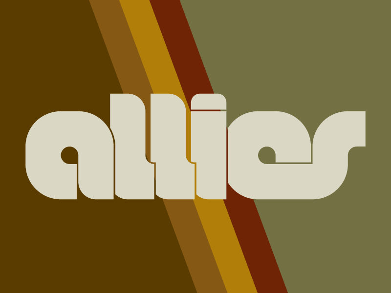 70s Logo - 70s Allies Logo by Stephen Keable on Dribbble