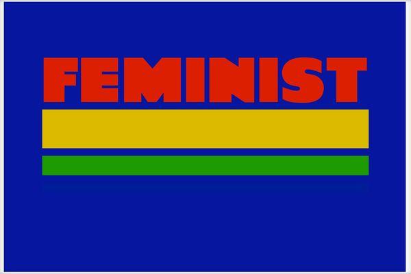 70s Logo - Feminist 70's Classic Logo Poster