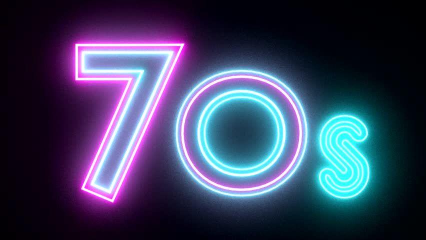 70s Logo - 70s Neon Sign Lights Logo Stock Footage Video (100% Royalty-free) 9195983 |  Shutterstock