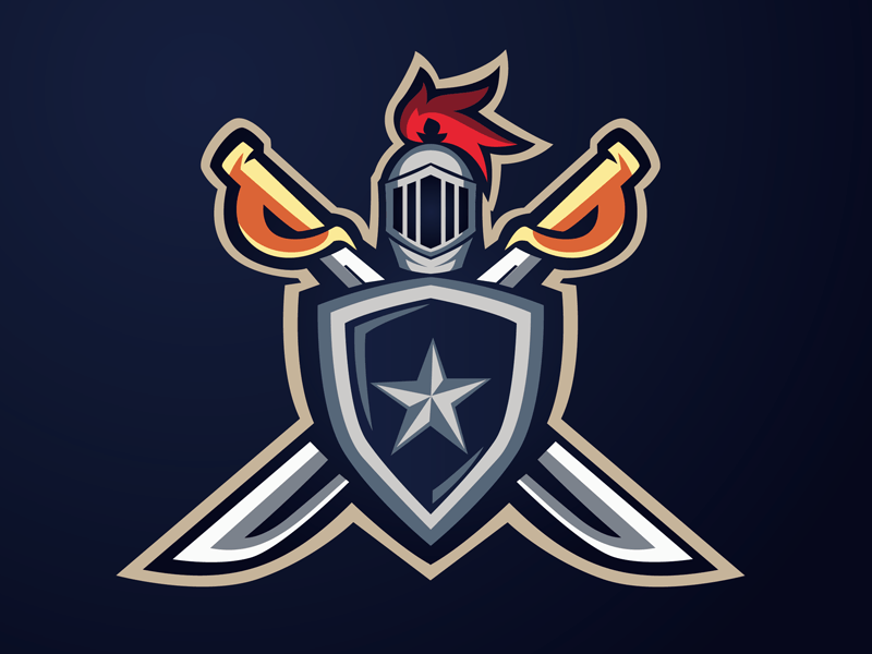 Warrior Logo - Shield Warrior (Logo Forsale) by kidzstars on Dribbble