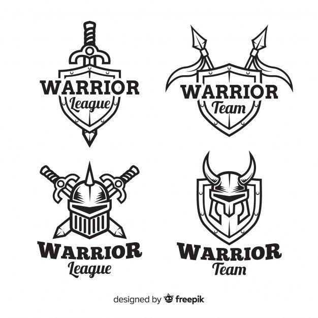 Warrior Logo - Modern warrior sports logo collection Vector