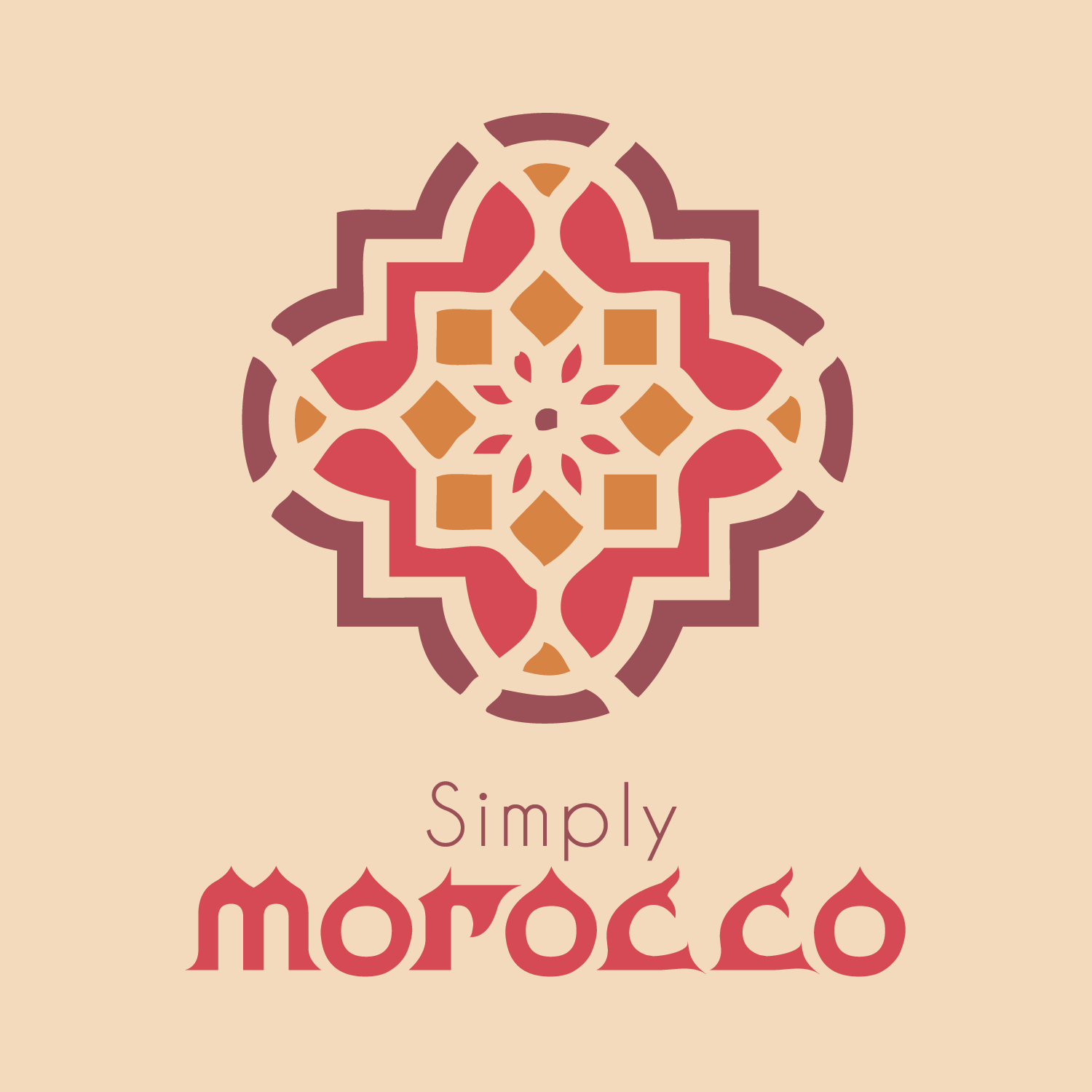 Moroccan Logo - nice #logo idea and #color scheme, needs refinement | Pattern ...