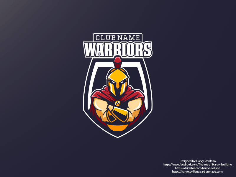 Warrior Logo - Top 50 Warrior Logos for Your Creative Inspiration - Modern Setups Blog