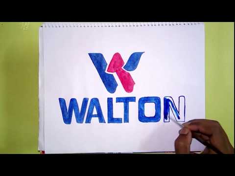 Walton Logo - How to draw the Walton logo - YouTube