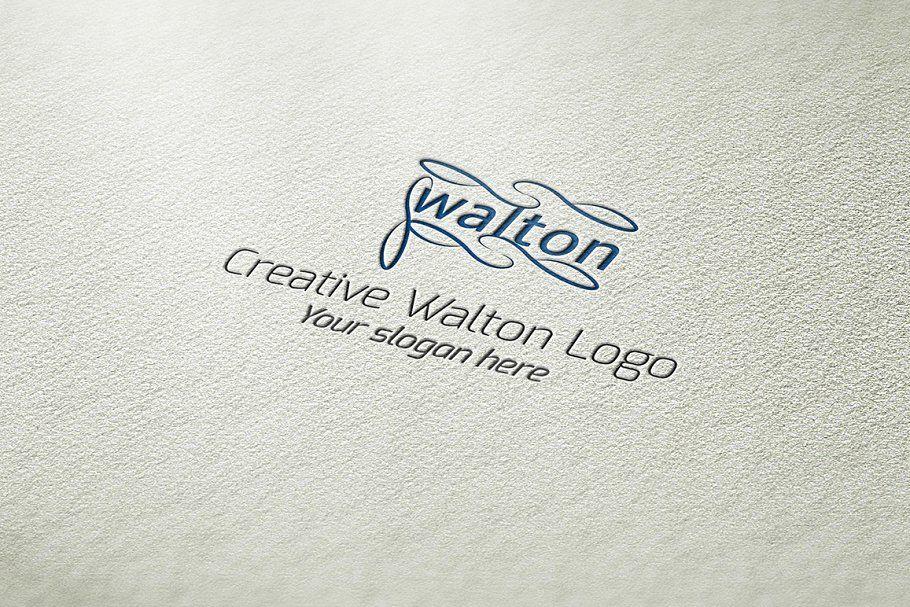 Walton Logo - Creative Walton Logo
