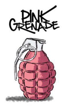 Grenade Logo - Pink Grenade