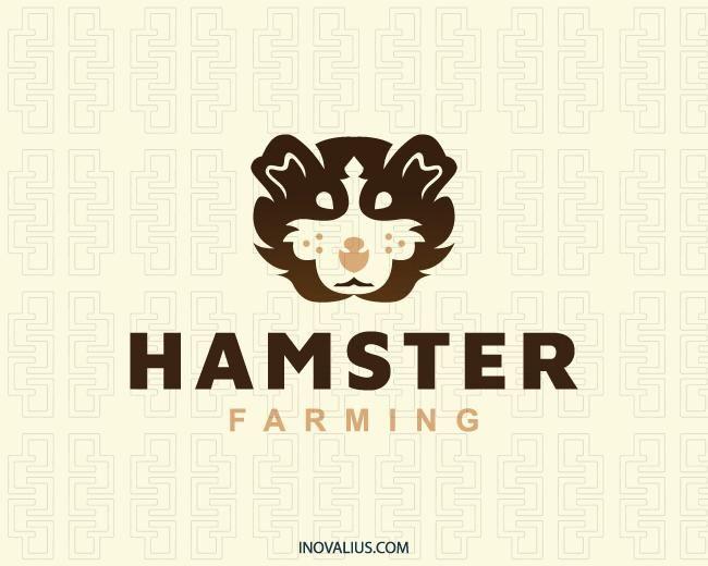 Hamster Logo - Hamster Farming Logo