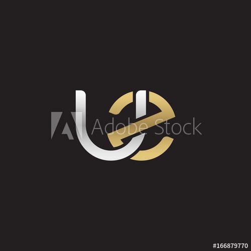 Uz Logo - Initial lowercase letter uz, linked overlapping circle chain shape ...