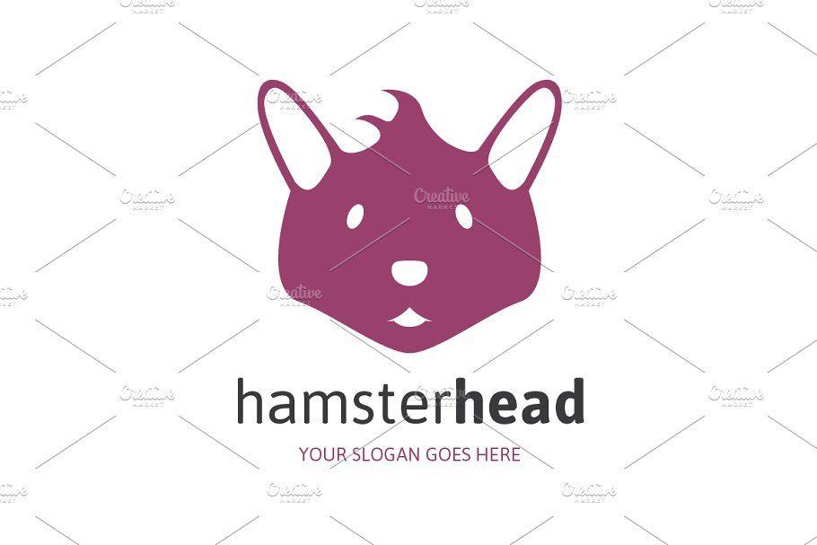 Hamster Logo - Hamster Head Logo