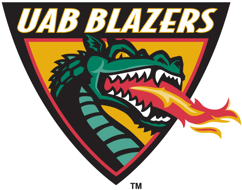 Uz Logo - UAB Blazers Primary Logo - NCAA Division I (u-z) (NCAA u-z) - Chris ...