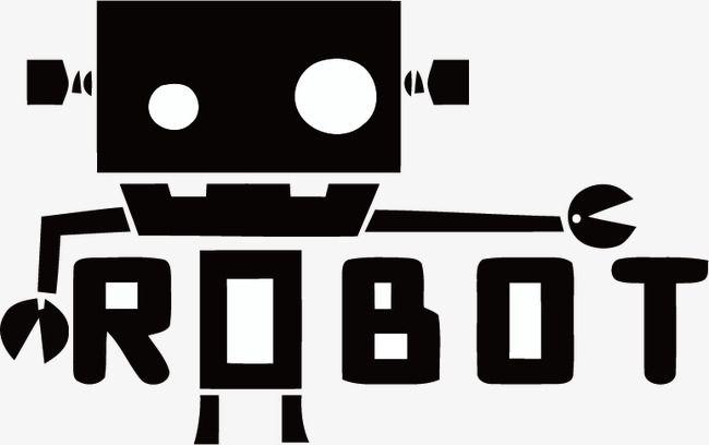 Black Robot Logo - Robot Logo, Cartoon, Robot PNG and Vector for Free Download