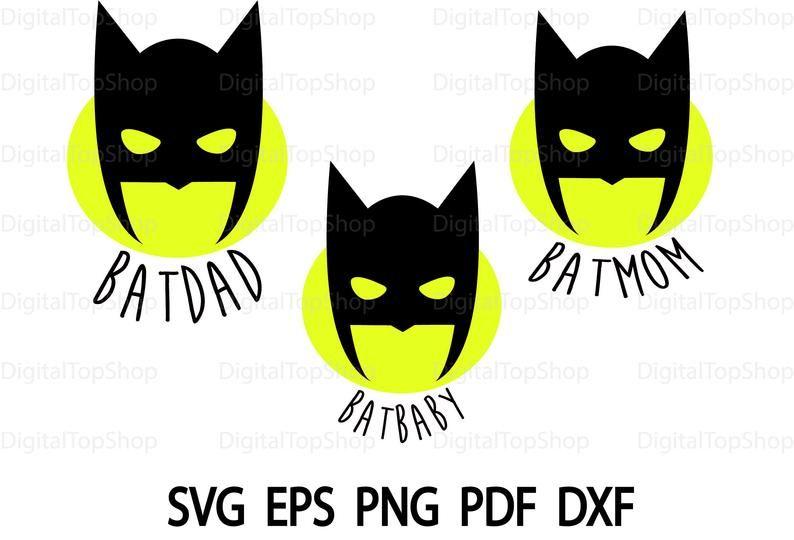 Batbaby Logo - BatDad BatMom BatBaby Svg Batman Mask Svg Batman Mask Vector Batman Mask  Digital Superheroes Svg Batman Svg Baby Shirt Svg Cricut Dxf Eps