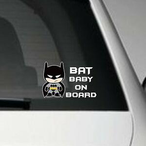 Batbaby Logo - Details about BAT BABY ON BOARD- VINYL CAR DECAL STICKER JAP JDM STREET VW  VAG EURO DUB PARENT