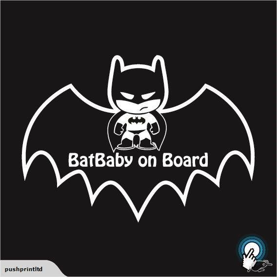 Batbaby Logo - Baby on Board