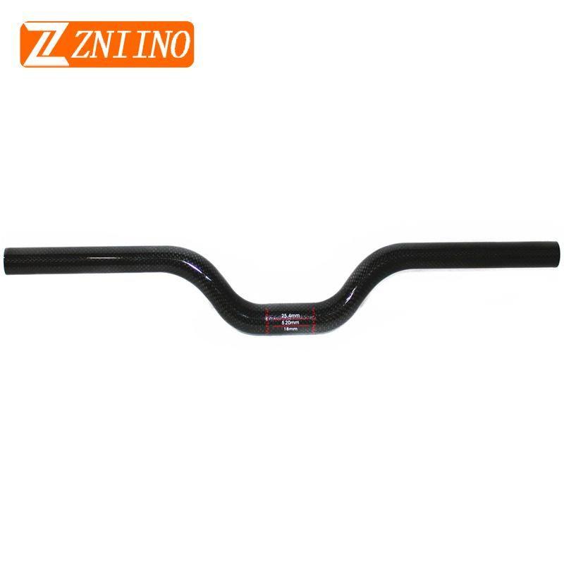 Handlebar Logo - New ZNIINO no logo full carbon fiber Swallow-shaped Folding bicycles  Handlebar 25.4*440-680MM bend handlebar Child