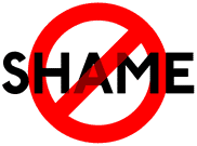 Shame Logo - no shame logo | It's the Women, Not the Men!